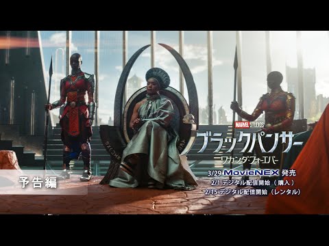 「ブラックパンサー／ワカンダ・フォーエバー」3/29 MovieNEX発売