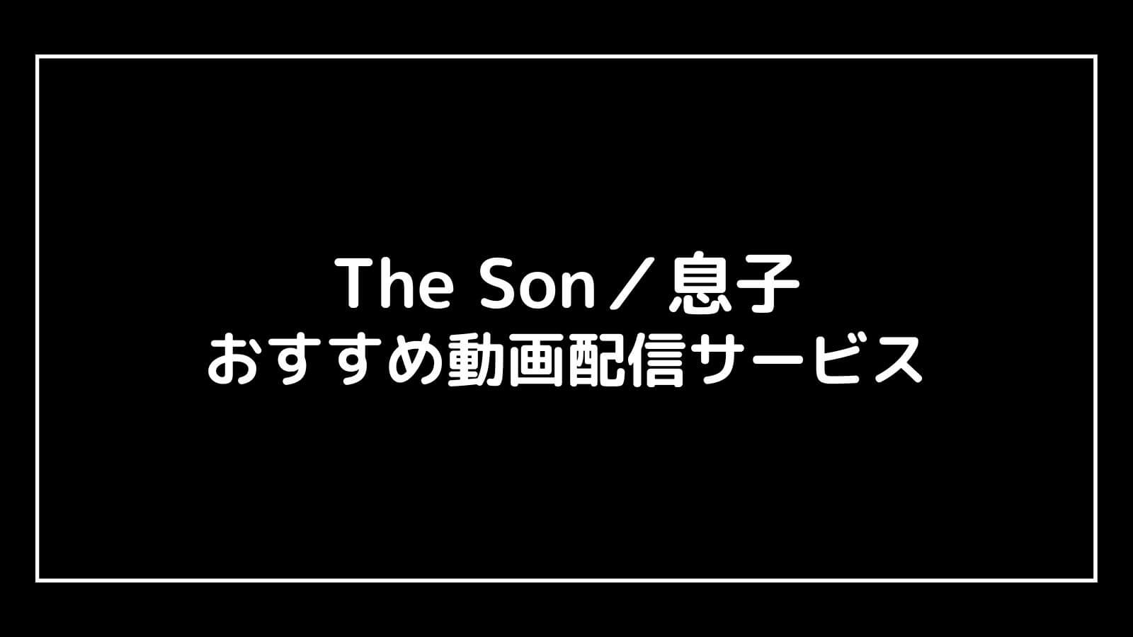 The Son／息子｜映画の動画配信を実質無料でフル視聴できるサブスクまとめ